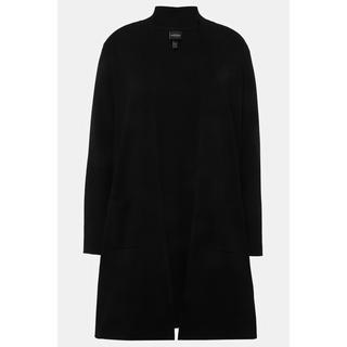 Ulla Popken Cardigan lungo aperto in maglia fine  