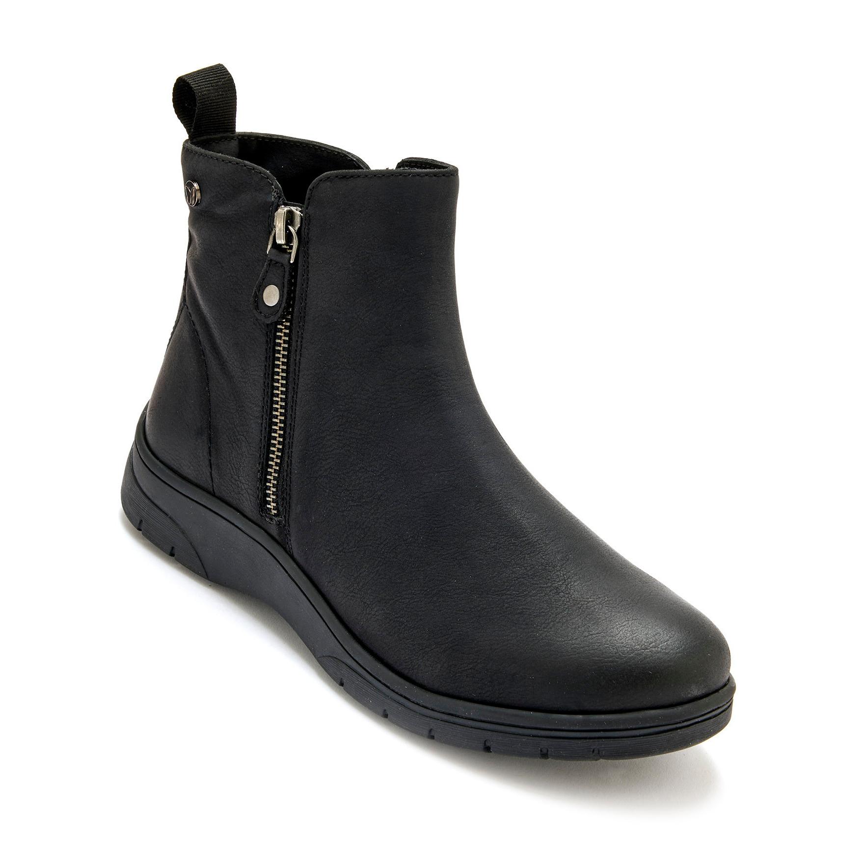 Pédiconfort  bottines double zip aéroesemelle amovible 
