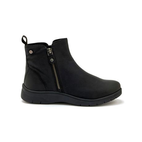 Pédiconfort  bottines double zip aéroesemelle amovible 