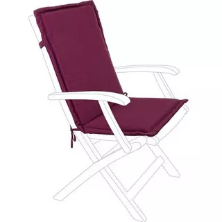 mutoni Coussins pour chaise de jardin Bordeaux  