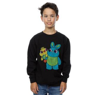Disney  Toy Story 4 Ducky And Bunny Distressed Pose Sweatshirt 