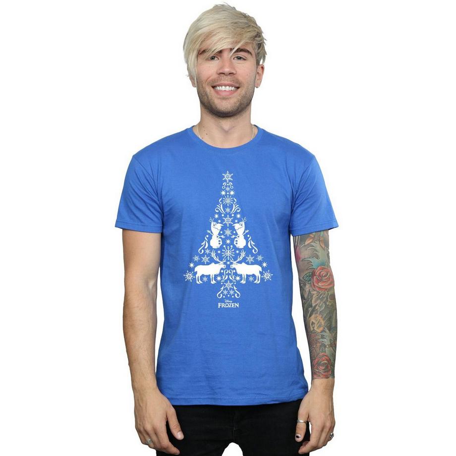 Disney Frozen T-Shirt Albero di Natale  