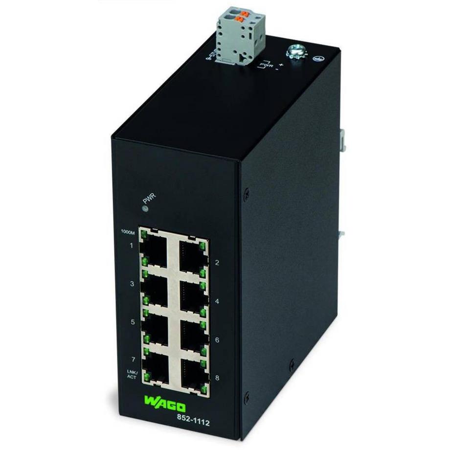 WAGO  Industrial-ECO-Switch, 8 Ports 1000Base-T 