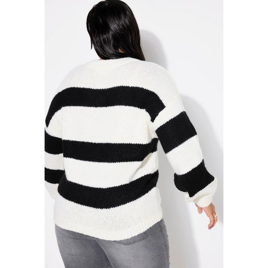 Studio Untold Oversized Blockstreifen Statement Pullover  