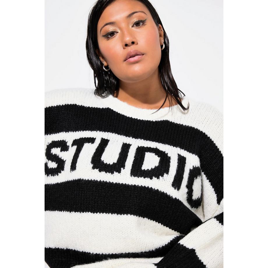 Studio Untold Oversized Blockstreifen Statement Pullover  