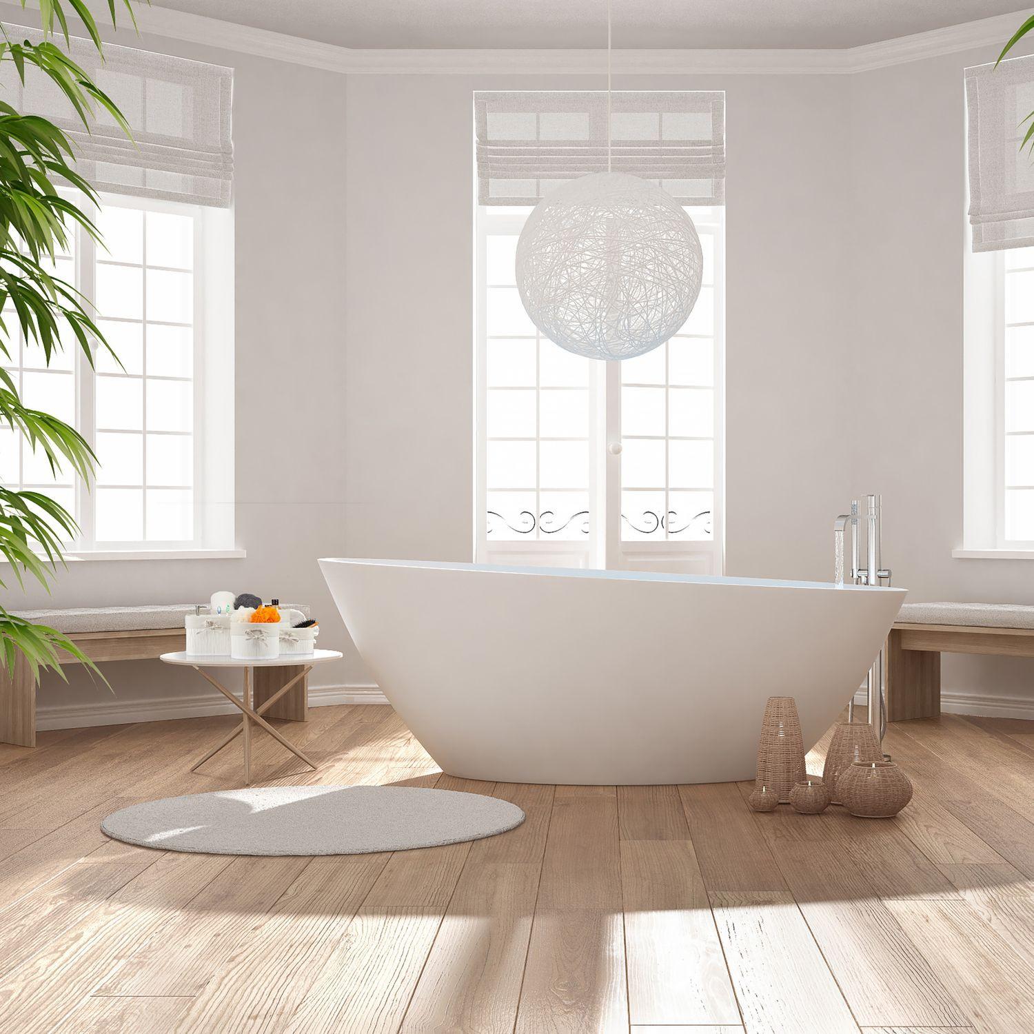 B2X Set di 4 cestini portaoggetti in bambù  