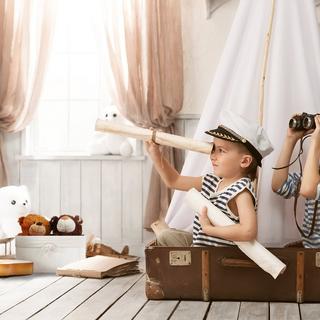 B2X Set di 4 cestini portaoggetti in bambù  