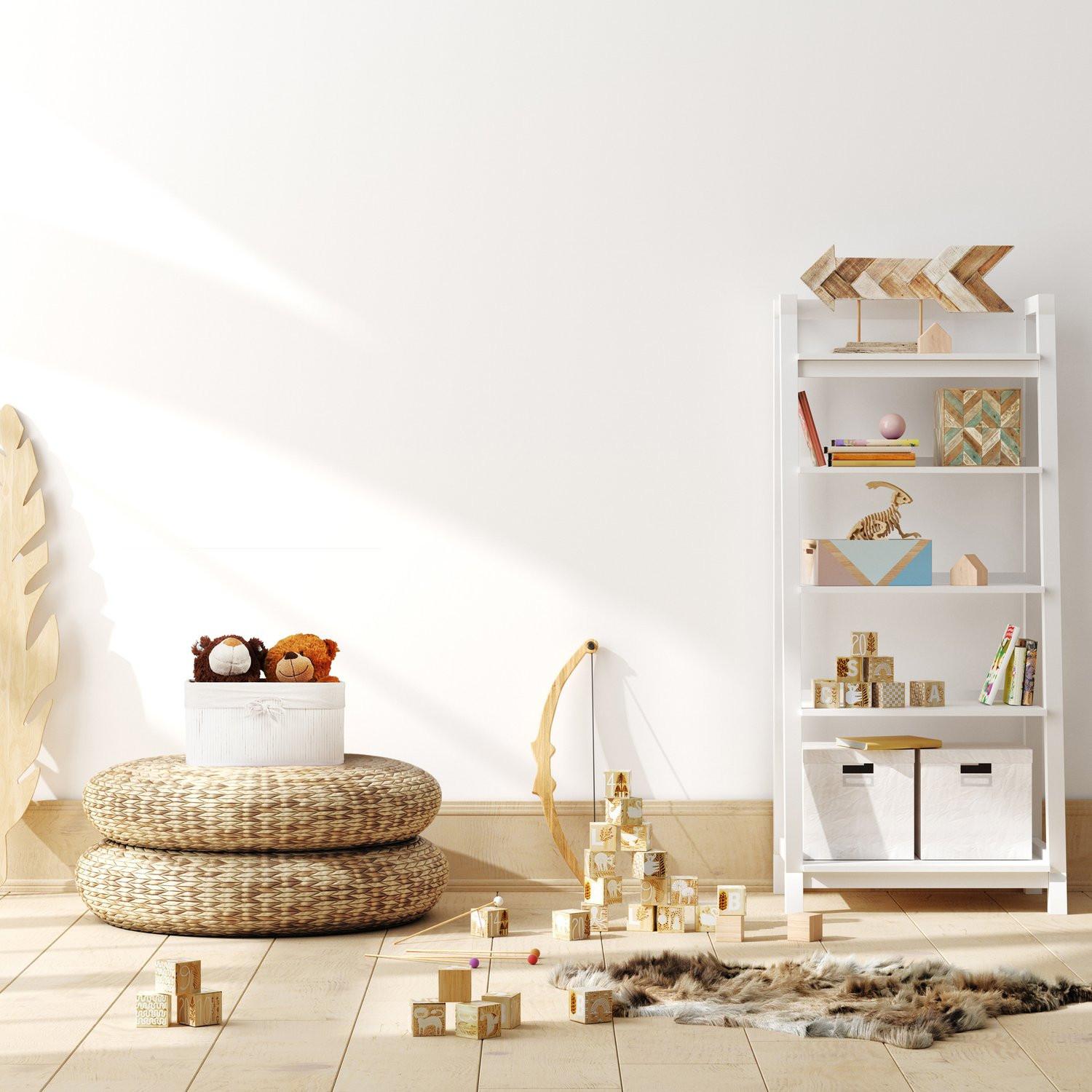 B2X Set di 4 cestini portaoggetti in bambù  