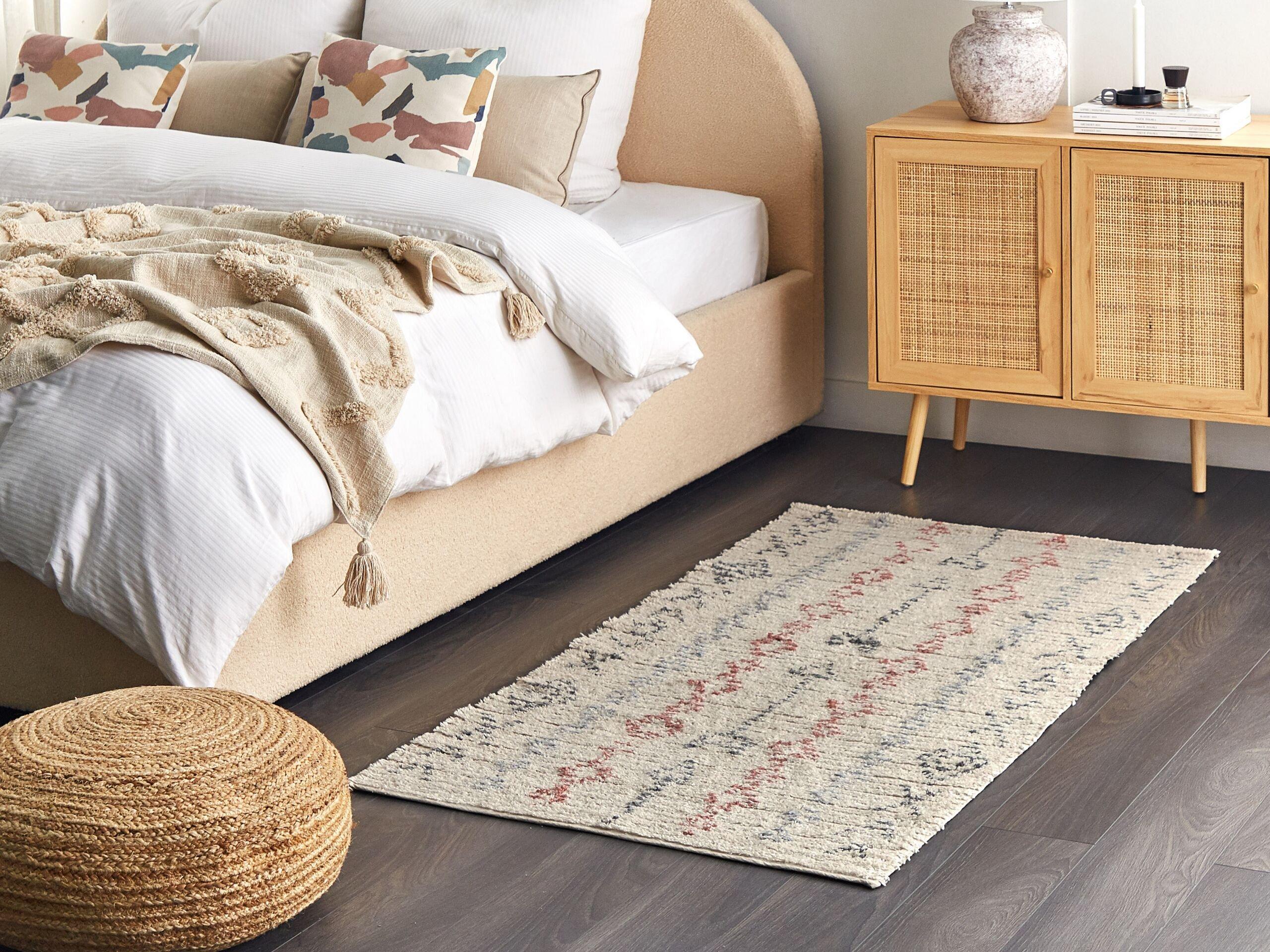 Beliani Tapis en Coton Boho DISPUR  