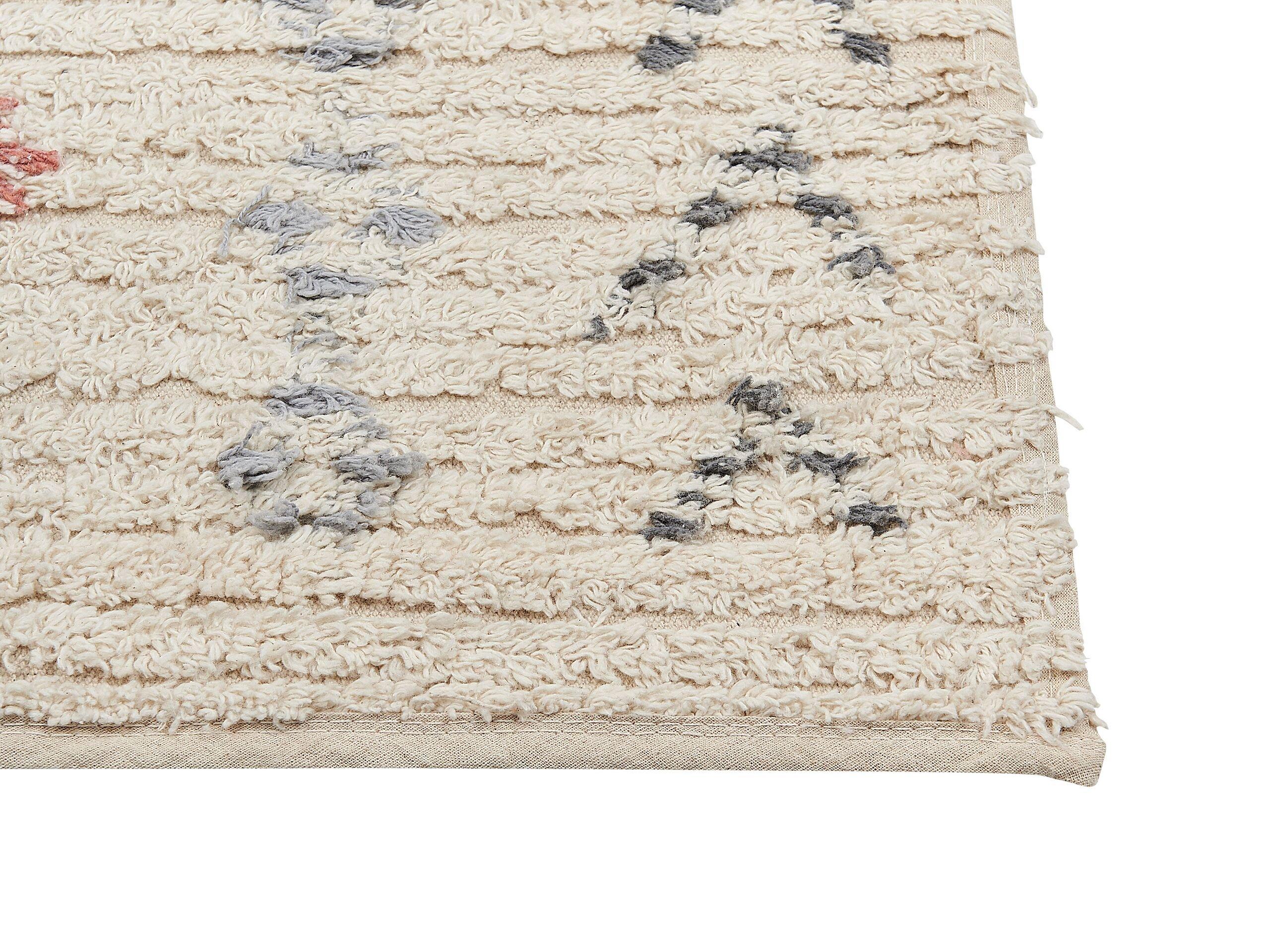 Beliani Tapis en Coton Boho DISPUR  