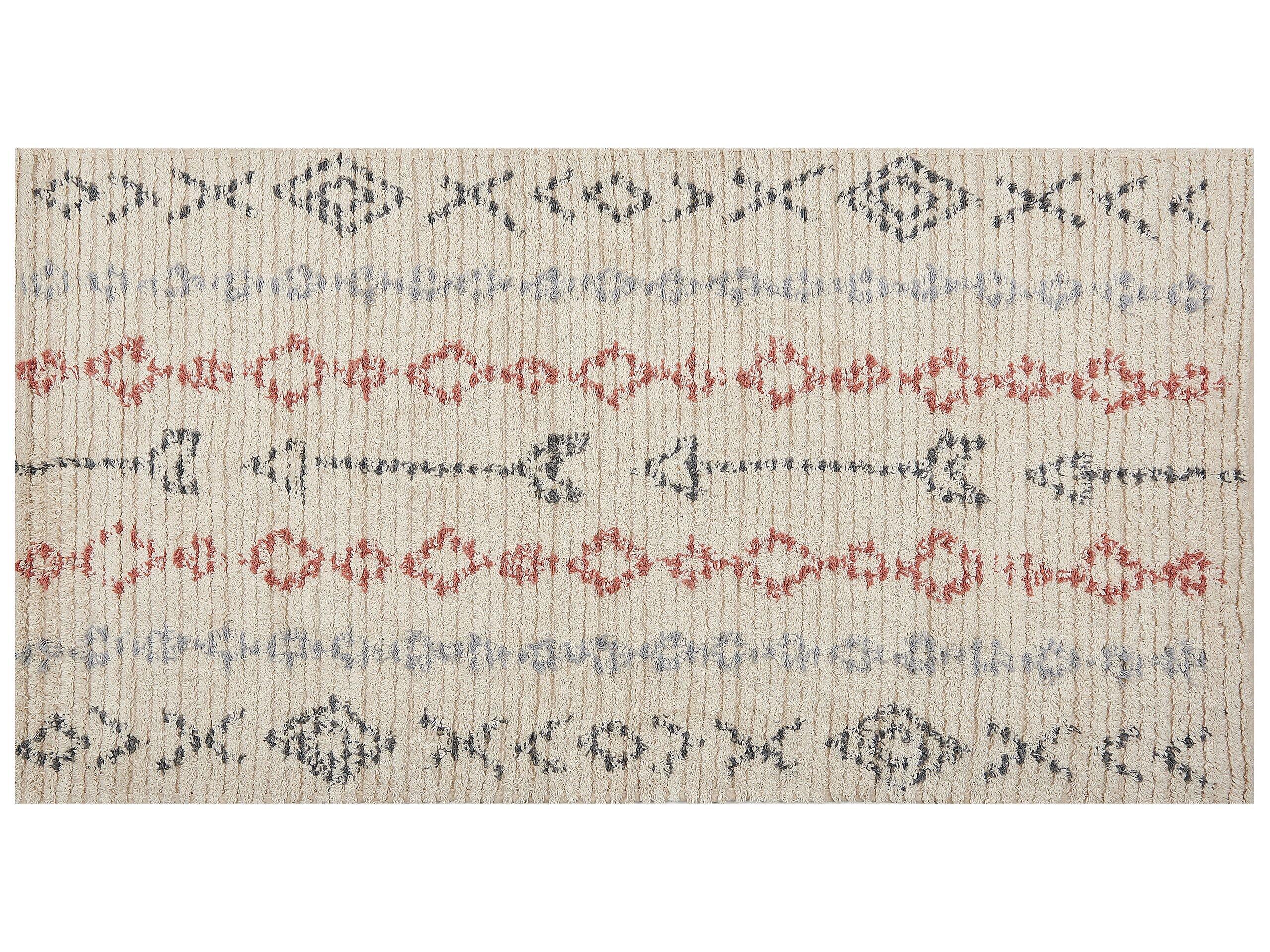 Beliani Tapis en Coton Boho DISPUR  