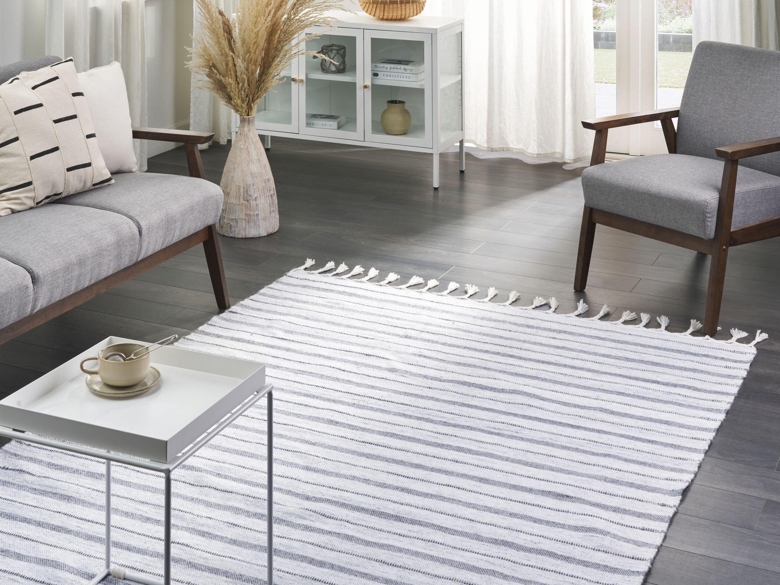 Beliani Tapis en Matière synthétique Boho BADEMLI  