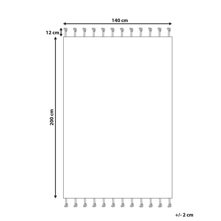 Beliani Tapis en Matière synthétique  BADEMLI  
