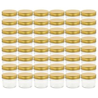 VidaXL Marmeladengläser mit deckel 48 stk. glas  