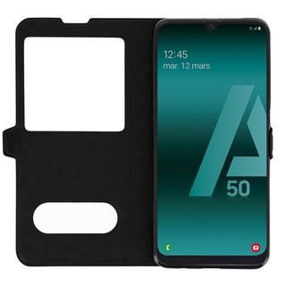 Avizar  Doppelfenster Cover Galaxy A50 Schwarz 