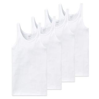 Schiesser  4er Pack Cotton Essentials Feinripp - Unterhemd 