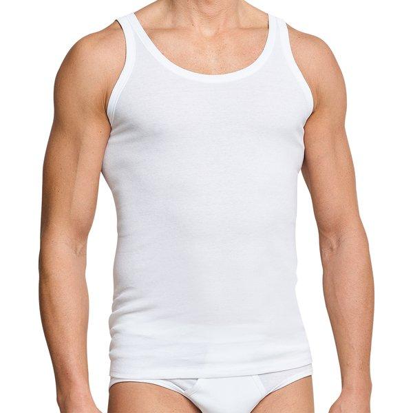 Schiesser Cotton Essentials Feinripp Unterhemd 4er Pack  