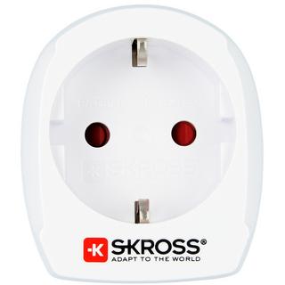 SKROSS  Reiseadapter Europa nach Dänemark Grounded 