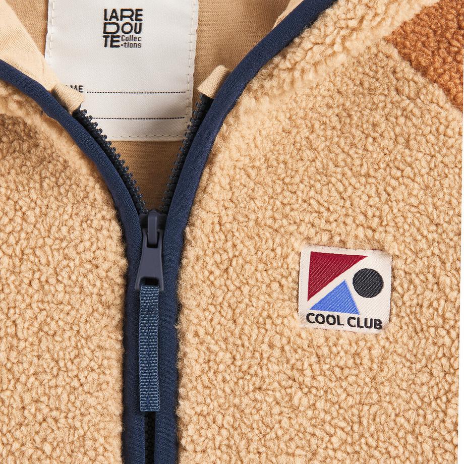 La Redoute Collections  Gilet à capuche en sherpa 