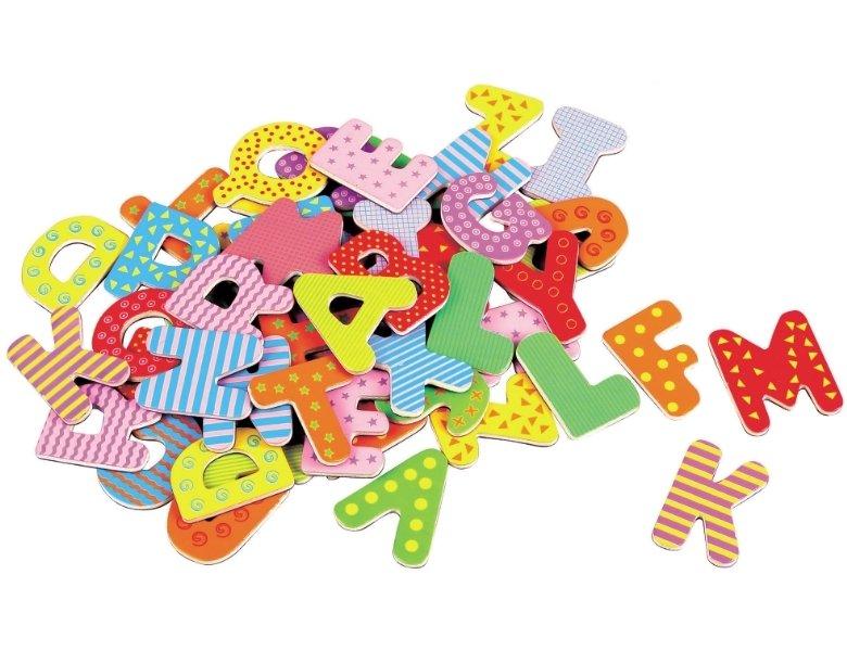 Spielba Holzspielwaren  Kreativ Buchstaben magnetisch (60Teile) 