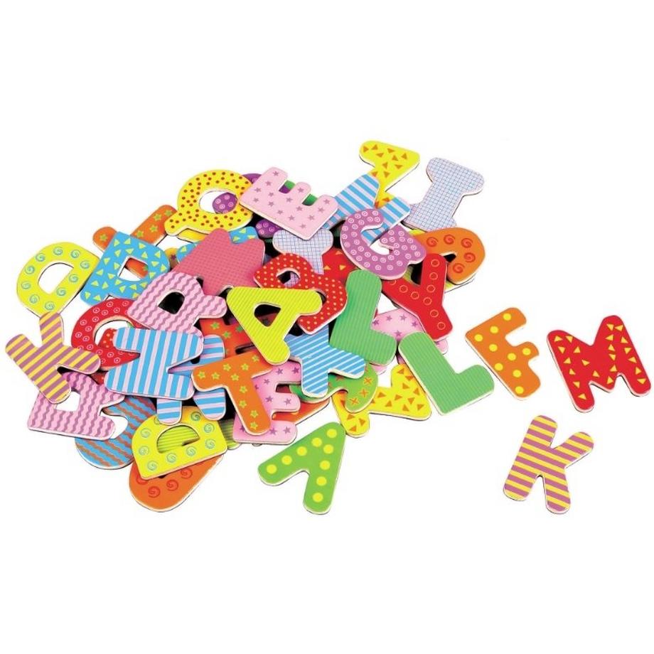 Spielba Holzspielwaren  Kreativ Buchstaben magnetisch (60Teile) 