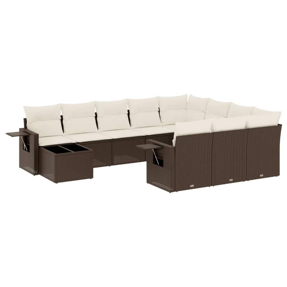 set divano da giardino Polirattan