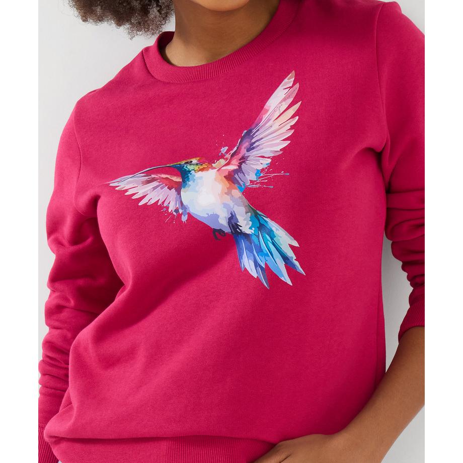 Joe Browns Sweatshirt mit Kolibri-Motiv  