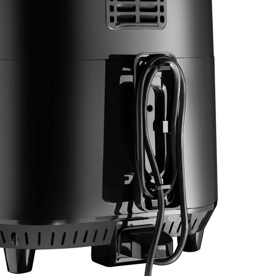 Tectake Heißluftfritteuse Ben 10,2 l, 1800 W LED-Touchscreen und Drehknopf mit 8 Programmen  