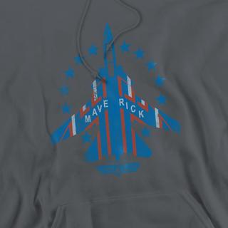 Top Gun Maverick Felpa con Cappuccio Stampata  