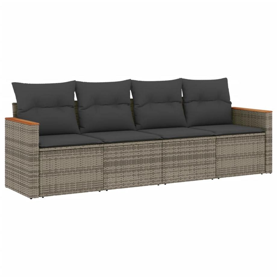 set divano da giardino Polirattan