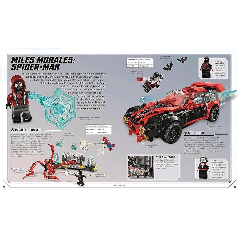 LEGO® Marvel Das große Superhelden Lexikon Hugo, Simon; Richau, Amy; Stahl, Timothy (Übersetzung) Gebundene Ausgabe 