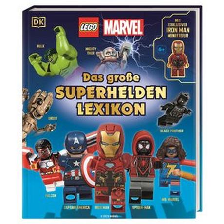 LEGO Marvel Das grosse Superhelden Lexikon Hugo, Simon; Richau, Amy; Stahl, Timothy (Übersetzung) Copertina rigida 