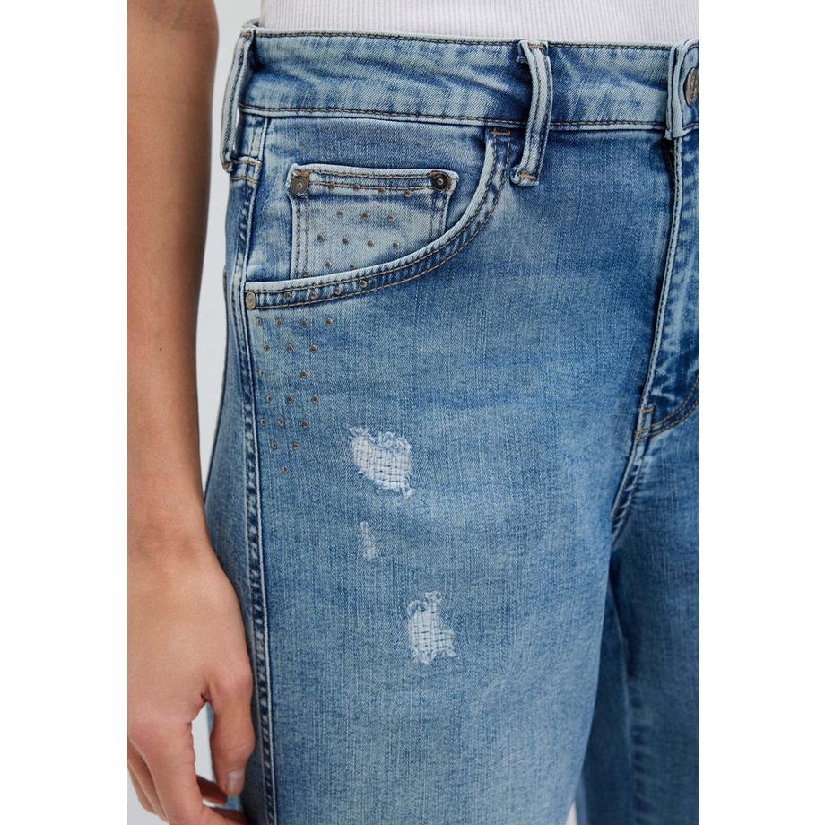 Mavi Leila With Cut Jeans  
