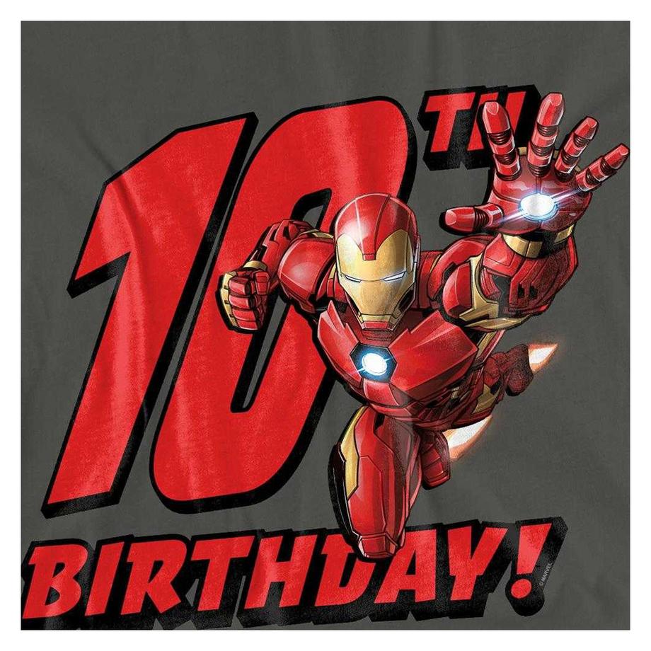 Iron Man 10. Geburtstag Iron Man T-Shirt  
