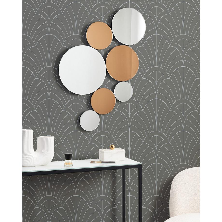 Beliani Miroir en Verre Moderne LAXOU  