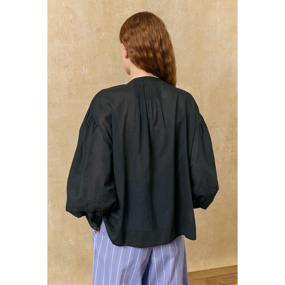 Louise-Misha Sophie Langarm Rundhals Bluse  