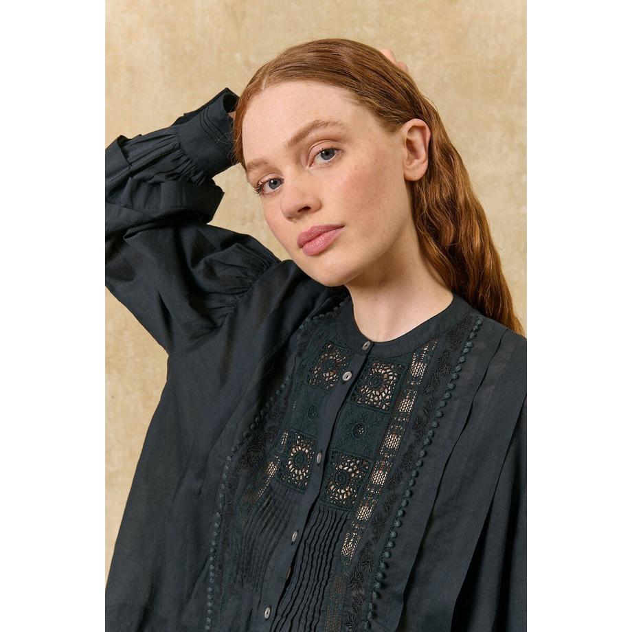 Louise-Misha Sophie Langarm Rundhals Bluse  