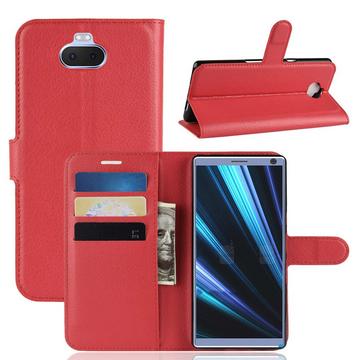 Sony Xperia 10 Plus - Etui En Cuir Coque Avec