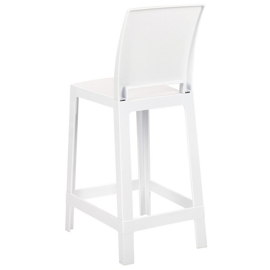 Beliani Set di 2 sedie alte en Policarbonato  WELLINGTON  