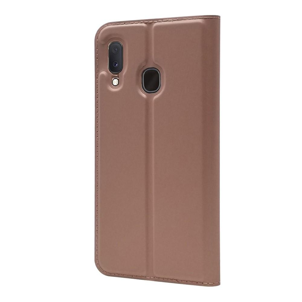 Cover-Discount  Galaxy A20e - Leder Flip Folio Case Magnetisch 