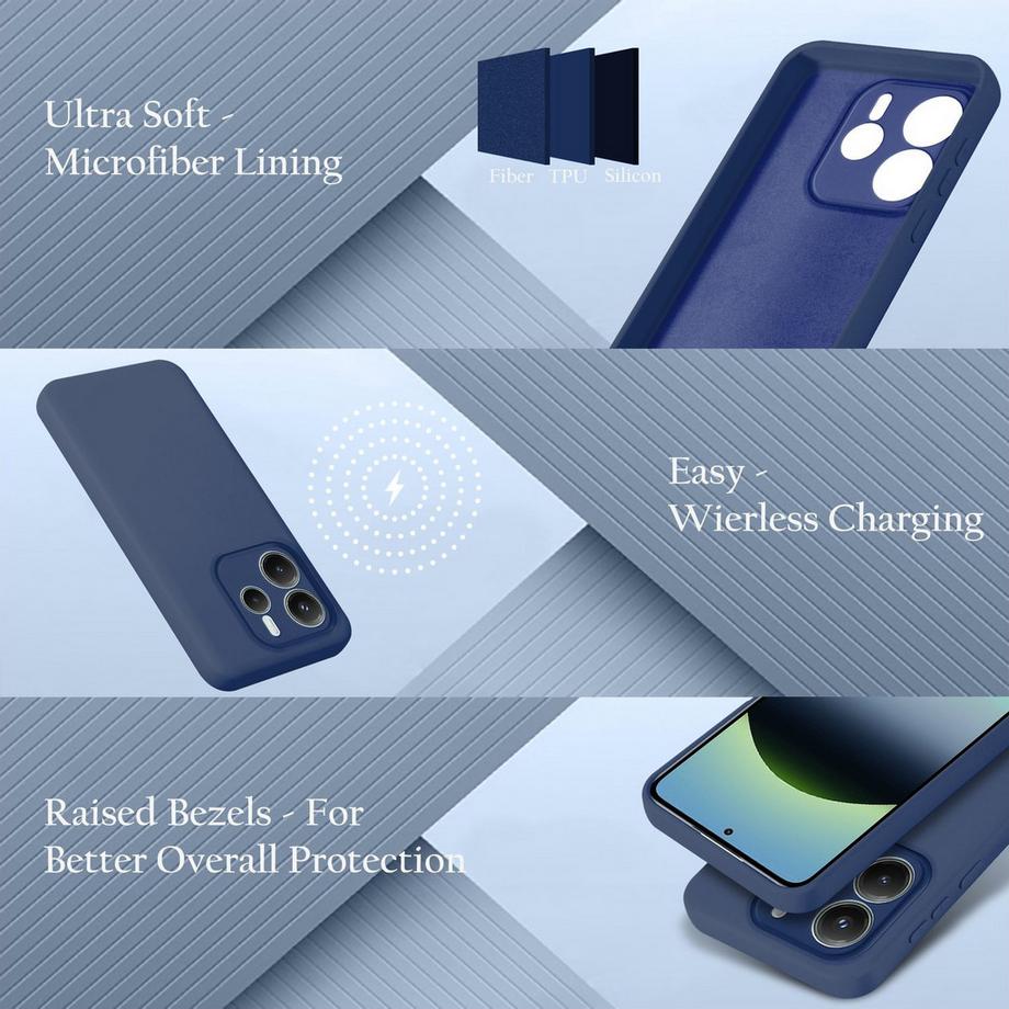 Cadorabo  Xiaomi Redmi Note 14 4G Hülle im Liquid Case Design 