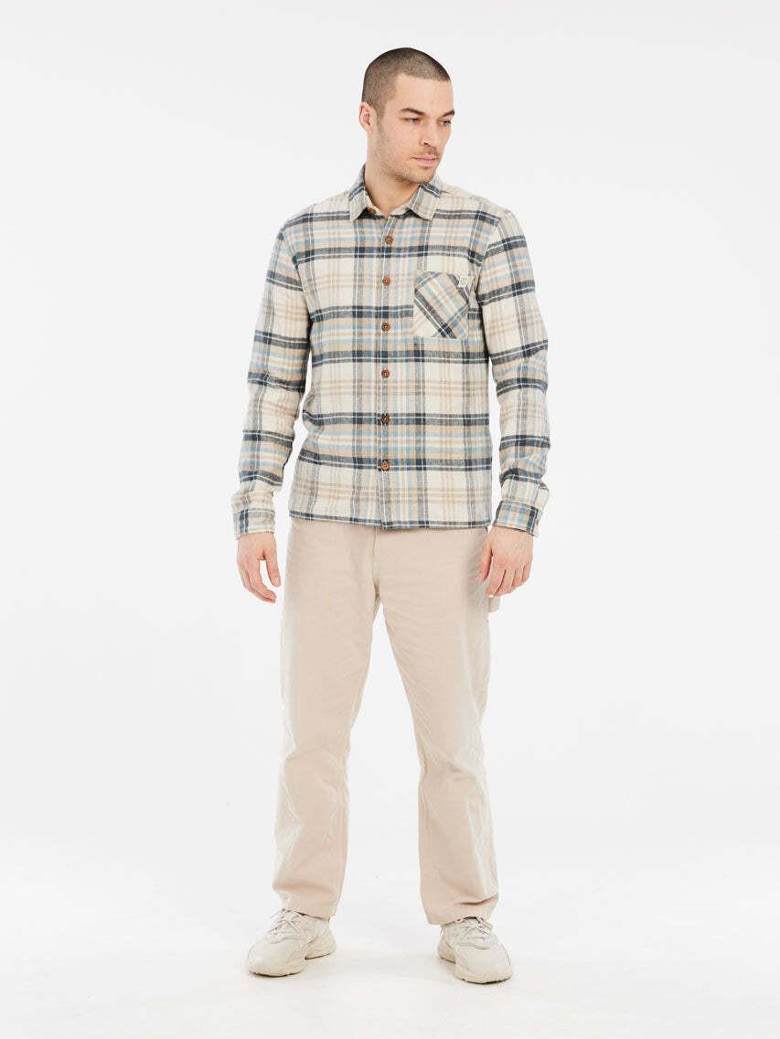 PROTEST PRTTASK Kariertes Langarm Overshirt  