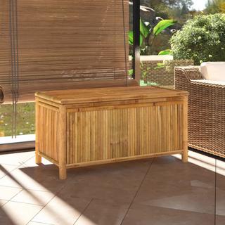 VidaXL Boîte de rangement de jardin bambou  