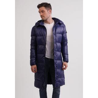 CASH-MERE.CH Lungo Piumino con Cappuccio e Fodera in Cashmere  