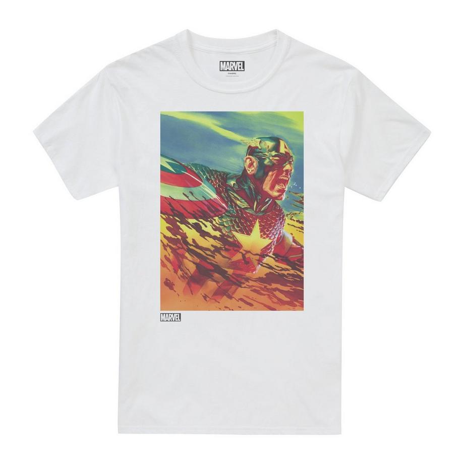 CAPTAIN AMERICA War Cry T-Shirt Imprimé  