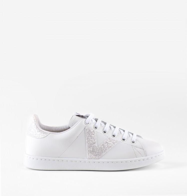 Victoria  Scarpe in pelle Victoria tennis glitter 