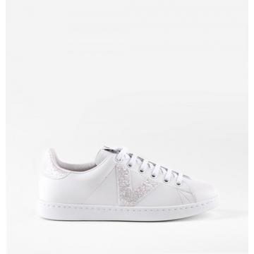 Turnschuhe aus Leder  tennis glitter