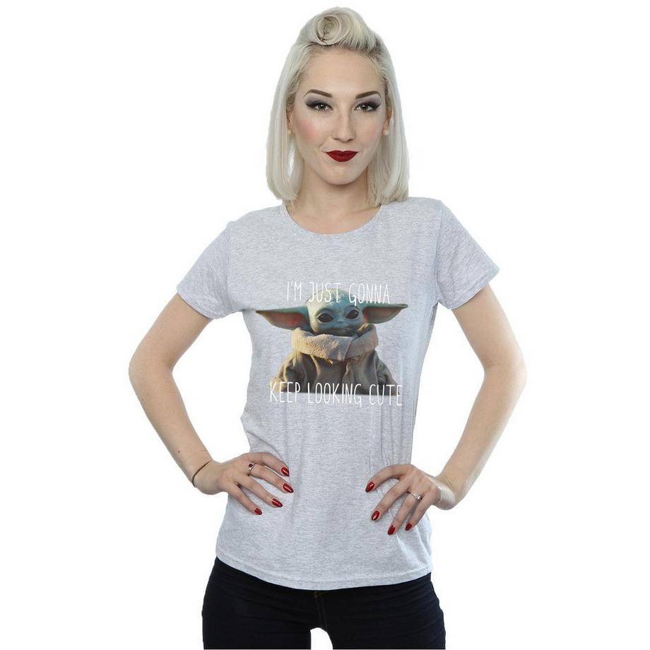 STAR WARS The Mandalorian Keep Looking Cute T-Shirt  