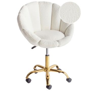 Chaise de bureau en Bouclé Moderne ANNABELLE