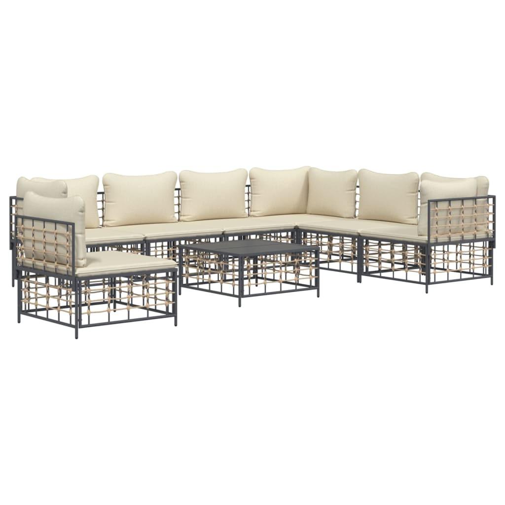 VidaXL Garten lounge set poly-rattan  